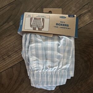 Old Navy Men's Light Blue Checkered Boxers